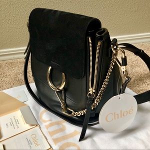 Chloé NWT Small Faye Suede Leather Backpack Bag